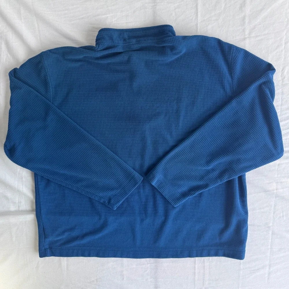Orvis Trout Bum Fleece Pullover XXL Blue 1/4 Zip Outdoor Gorpcore Dadcore Hiking